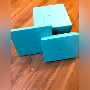 Tiffany & Co set of 3 large boxes